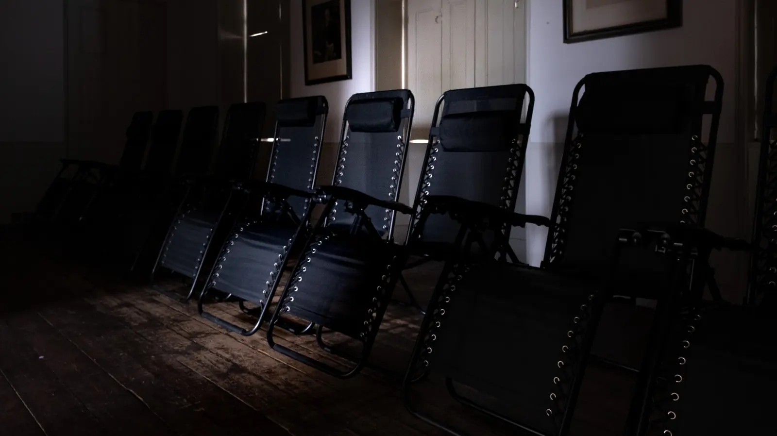 The seats ready for a Save A Warrior UK cohort